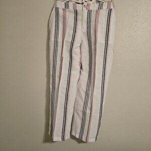 NWOT Liz Claiborne Linen/Cotton, Wide Leg, Long Baggy Pants XL